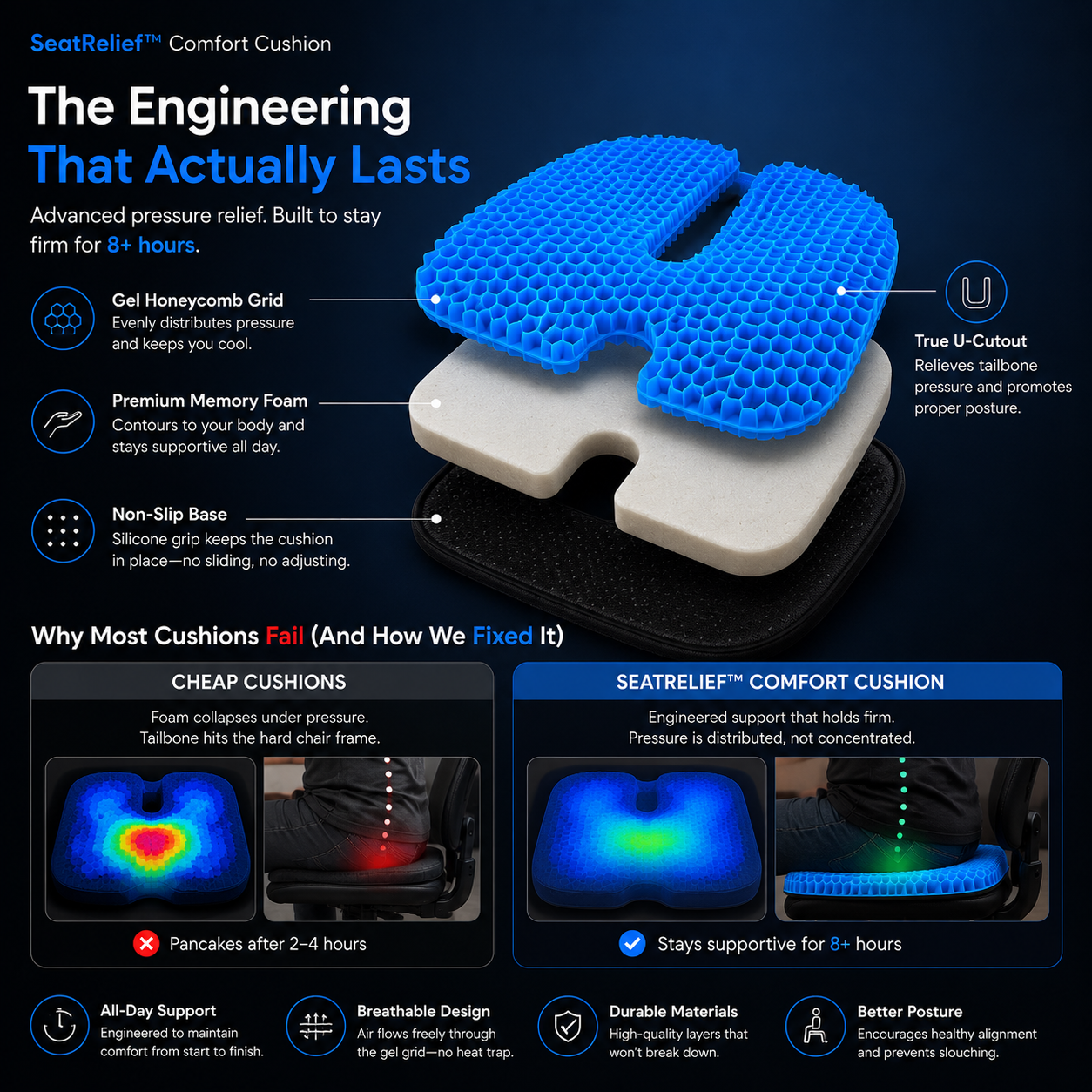 SeatRelief™ Comfort Cushion